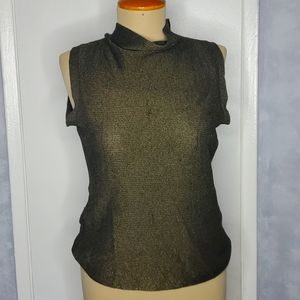 Halston Heritage Drape Back Sweater Tank